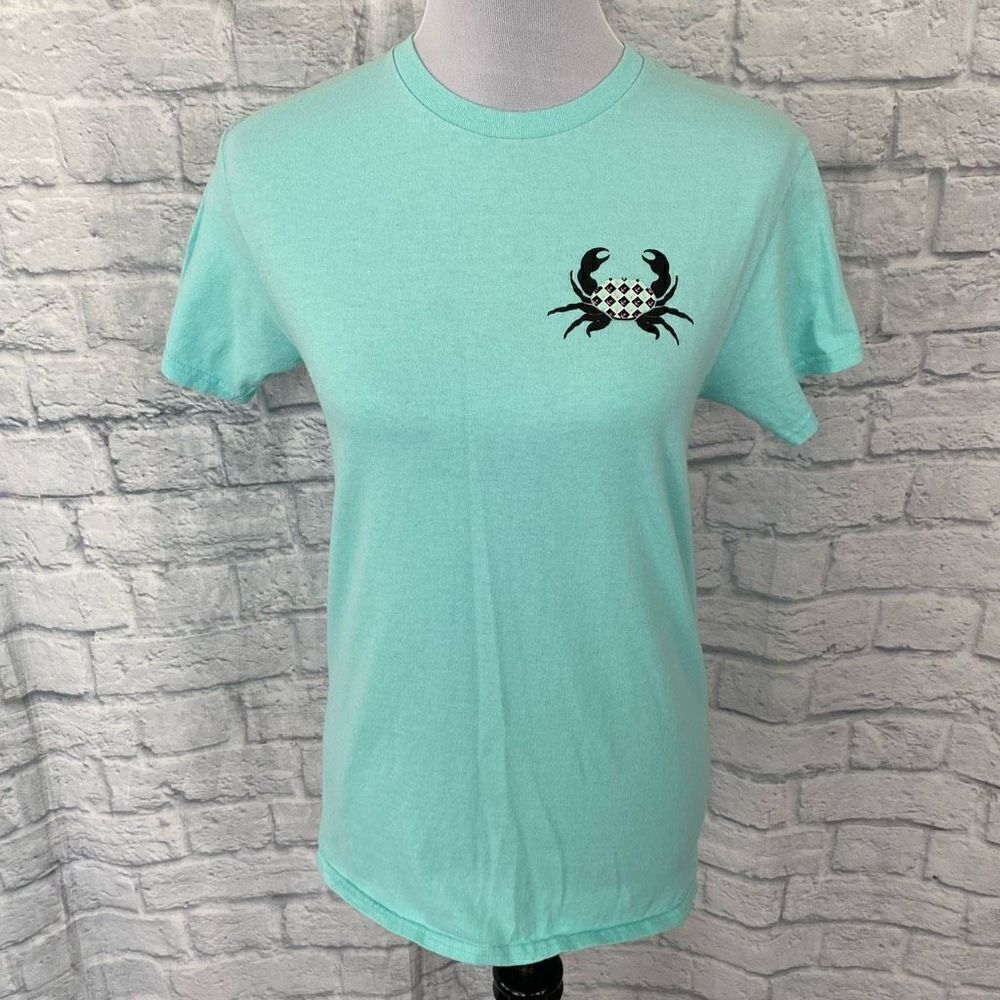 Myrtle Beach Delta women S graphic print Crewneck short sleeve t-shirt